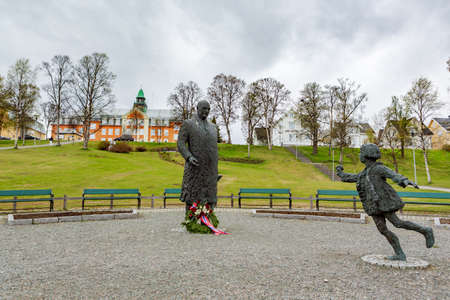 TROMSO, NORWAY - CIRCA MAY, 2018:  The townscape of Tromso in Norwayのeditorial素材