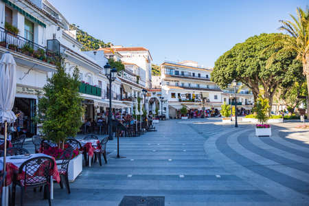 MIJAS, ANDALUSIA, SPAIN - CIRCA MAI, 2019:  The townscape of Mijas on Costa del Sol in Andalusia, Spainのeditorial素材