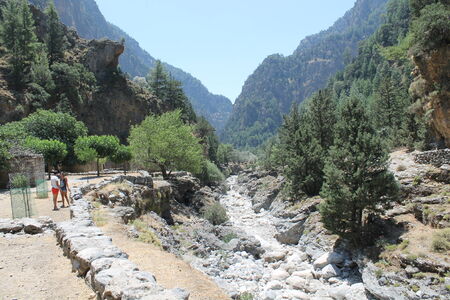 Samaria gorge, creteのeditorial素材