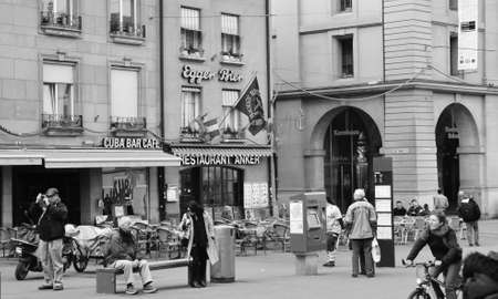 Street Scene Bern Switzerlandのeditorial素材