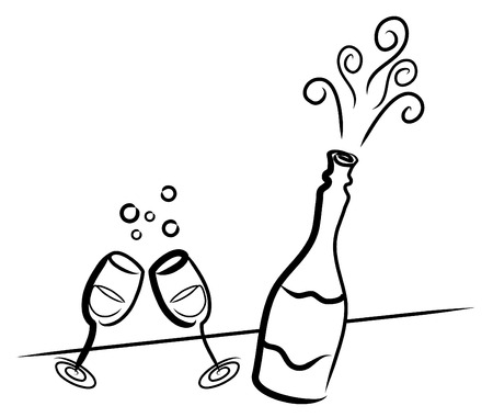 Champaign Vectorgraphics About Champaign At Clipdealer