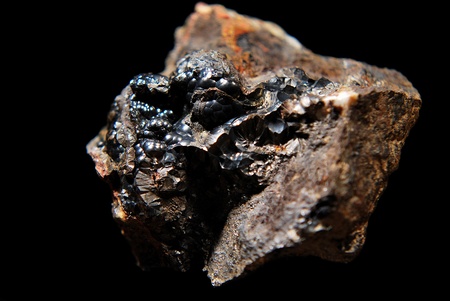 beautiful black iron-glass headの写真素材