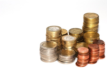 stack of cash income and expenditure statementの写真素材