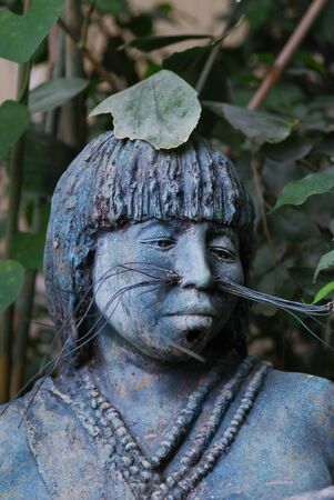 maja sculpture of a woman portrait portraitのeditorial素材