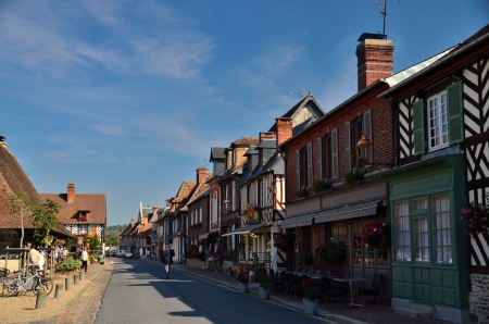 colorful old city names aux trois Damoiselles in franceのeditorial素材