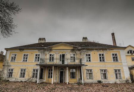 beautiful old abandoned house a factoryの写真素材