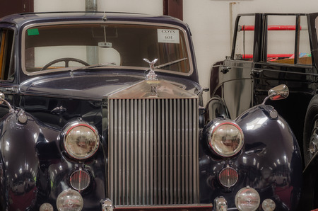 rolls royce car in a museumのeditorial素材