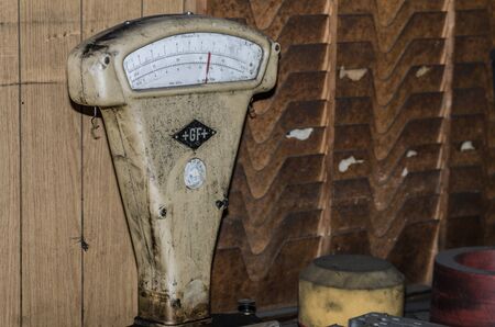 old level in abandoned officeの写真素材