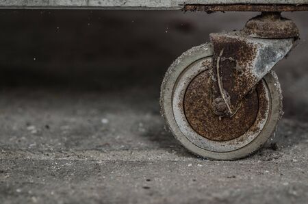 roll of trolley for transportの写真素材