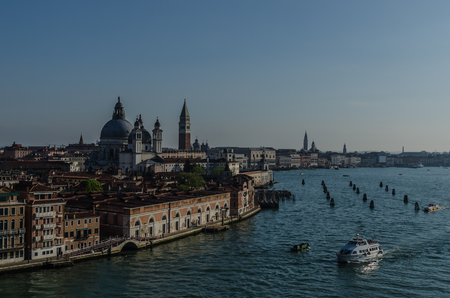 evening mood in Venice Italyのeditorial素材
