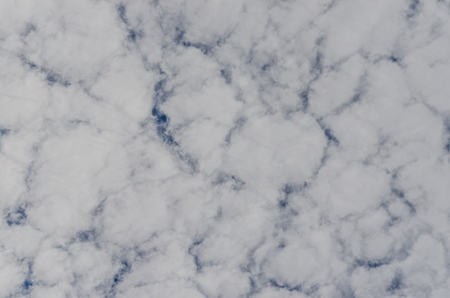 Torn cloud cover in the sky