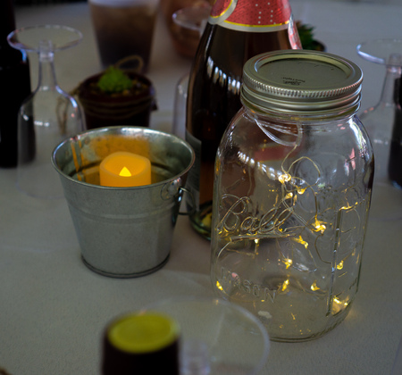 Centerpiece at weddingの写真素材