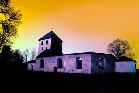 Bjorkvik Church Ruinsの写真素材