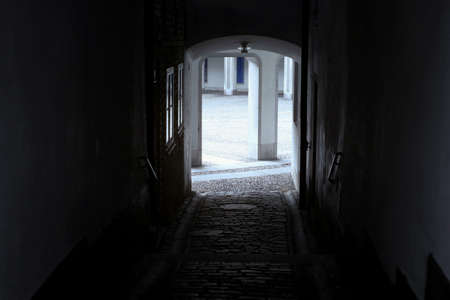 Doorway and a passageの写真素材