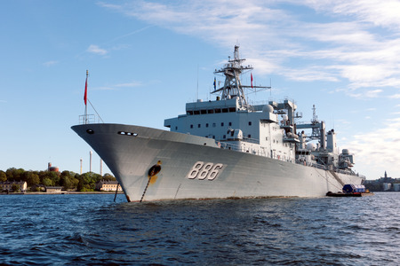 QIANDAOHU 886, replenishment ship, Type 903のeditorial素材