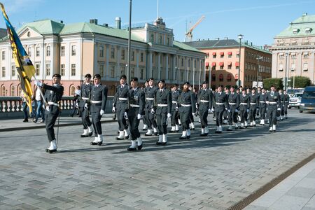 Changing of the Royal Guards stockholmのeditorial素材