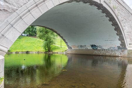 oslo, Norway - July 21, 2017:Akerselva the river in Osloのeditorial素材