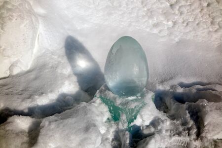 Kiruna, Sweden- February 4, 2018: The Icehotel in the small village Jukkasjärvi near the town of Kiruna, built of ice and snowのeditorial素材