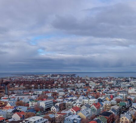 Reykjavik capital of Icelandの写真素材