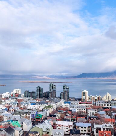 Reykjavik capital of Icelandの写真素材