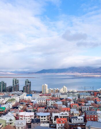 Reykjavik capital of Icelandの写真素材
