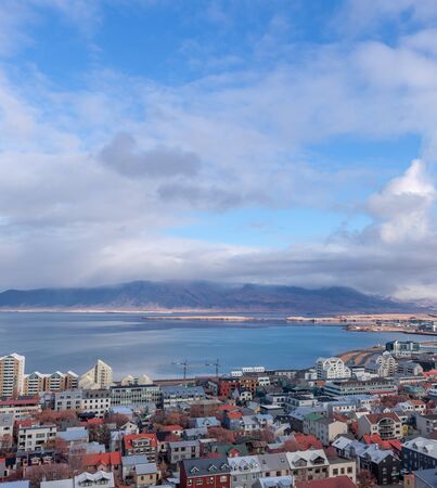 Reykjavik capital of Icelandの写真素材