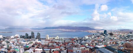 Reykjavik capital of Icelandの写真素材