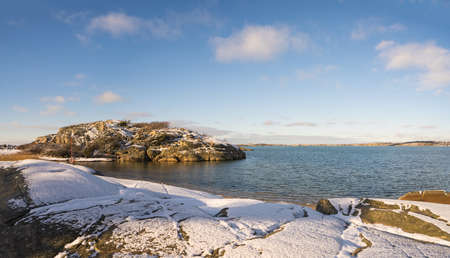 The Greater Amund Island is a nature reserve on the Swedish west coastの写真素材