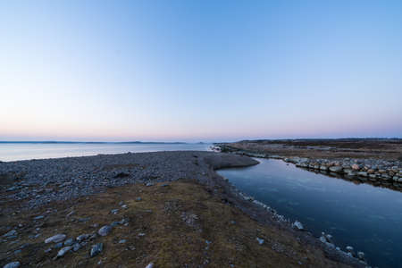 Nasbokroks nature reserve at sunsetの写真素材