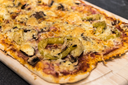 homemade pizzaの写真素材