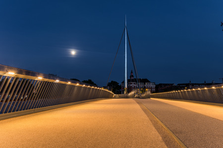 The City bridge (Byens bro) in Odense, Denmark.の写真素材