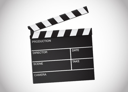 Movie clapperのイラスト素材