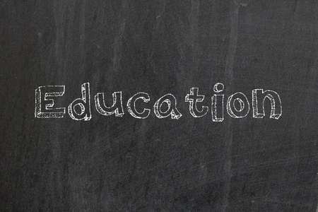 Education on blackboardの写真素材