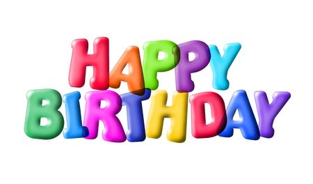 Happy birthdayの写真素材