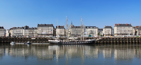 Quai de la fosse (Nantes - France)の写真素材