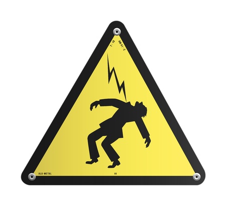 Danger High Voltage panel