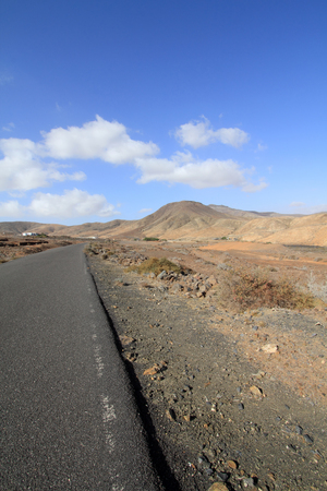 On the road  Fuerteventura - Spain の写真素材