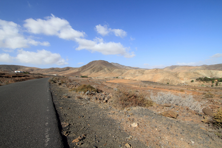 On the road  Fuerteventura - Spain の写真素材