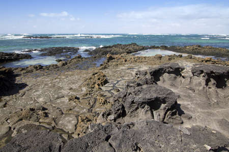 Rock formations  El cotillo - Fuerteventura - Spain 