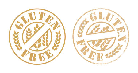 Gluten free rubber stamp inkのイラスト素材