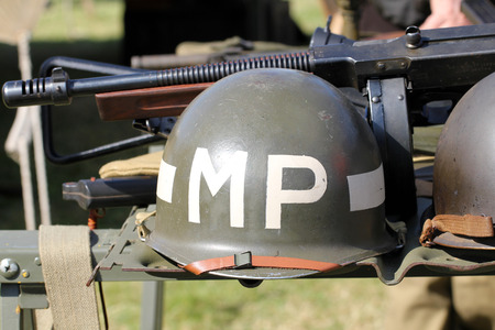 MP military police helmetの写真素材
