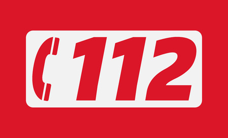 The European emergency number 112のイラスト素材