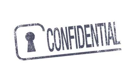 Confidential ink padのイラスト素材