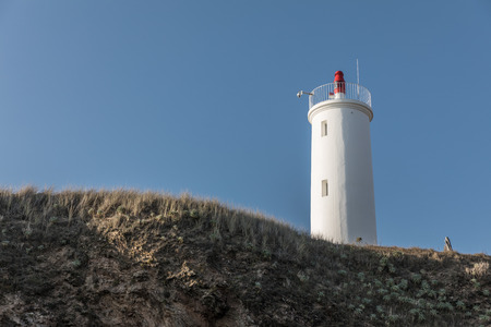 Grosse Terre lighthouse in Saint Hilaire de Riez, Franceの写真素材