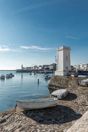 Fishing port of Saint-Gilles Croix de Vie, Franceの写真素材