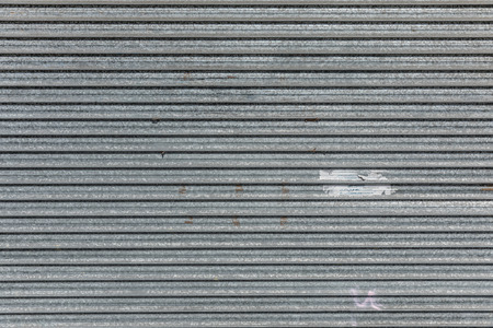 Metallic roller shutter textureの写真素材