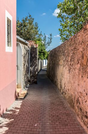 Amour street in la Chaume (Les Sables d'Olonne, France)の写真素材