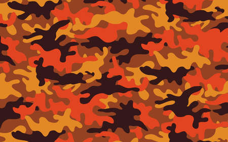 Vector illustration of the Autumn camo textureのイラスト素材