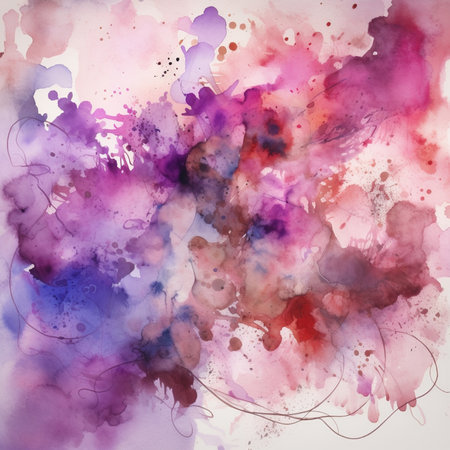 Abstract watercolor background. Hand-drawn illustration for your design.の素材
