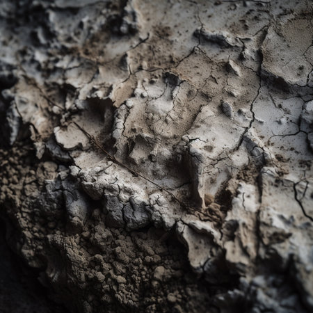 Dry soil texture. Abstract background and texture for design. Toned.の素材